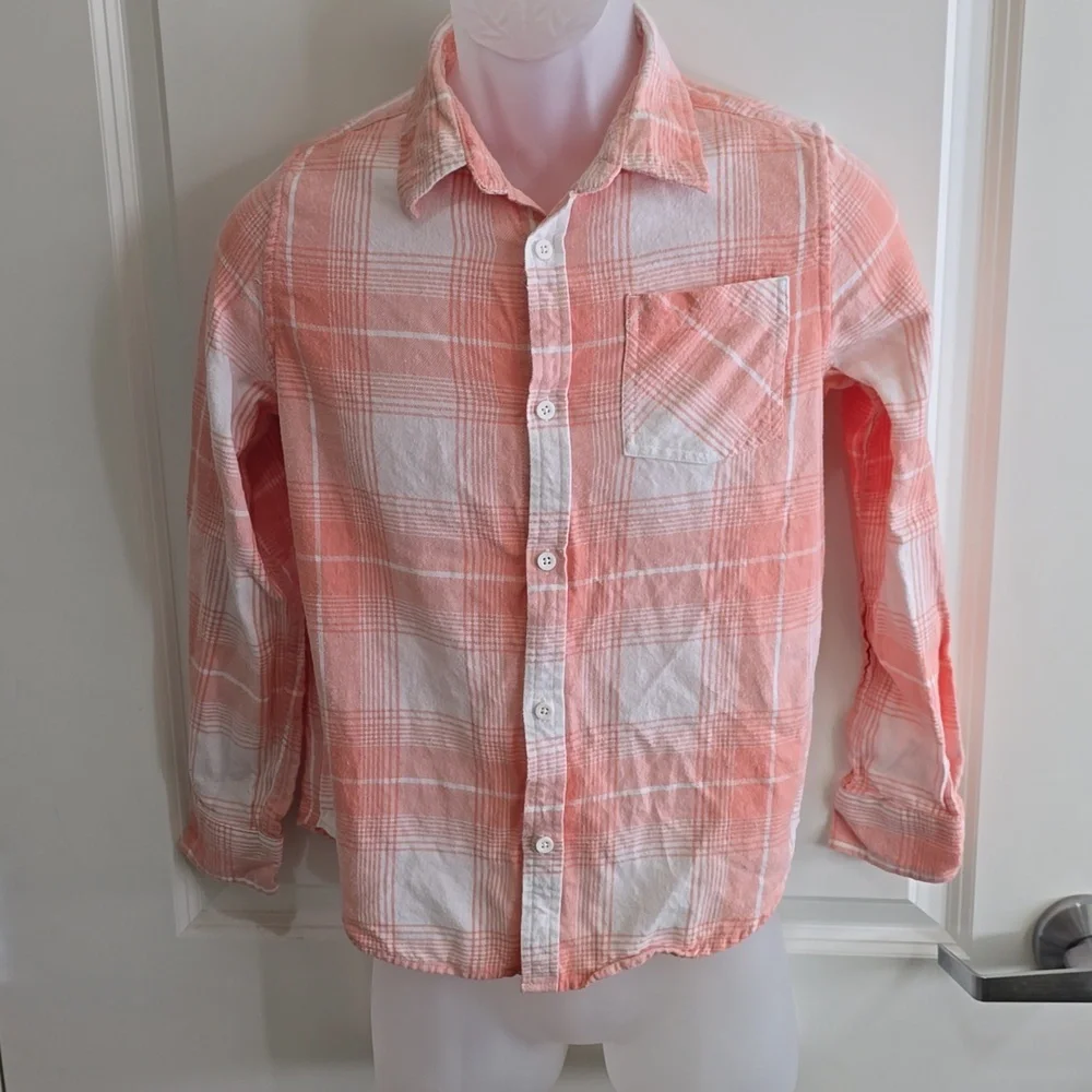 Outdoor Kids Plaid Button Down Long Sleeve From Bass‎ Pro Shops Size XL